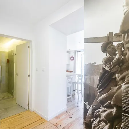 דירה Bairro Alto Bronze Of Art ליסבון